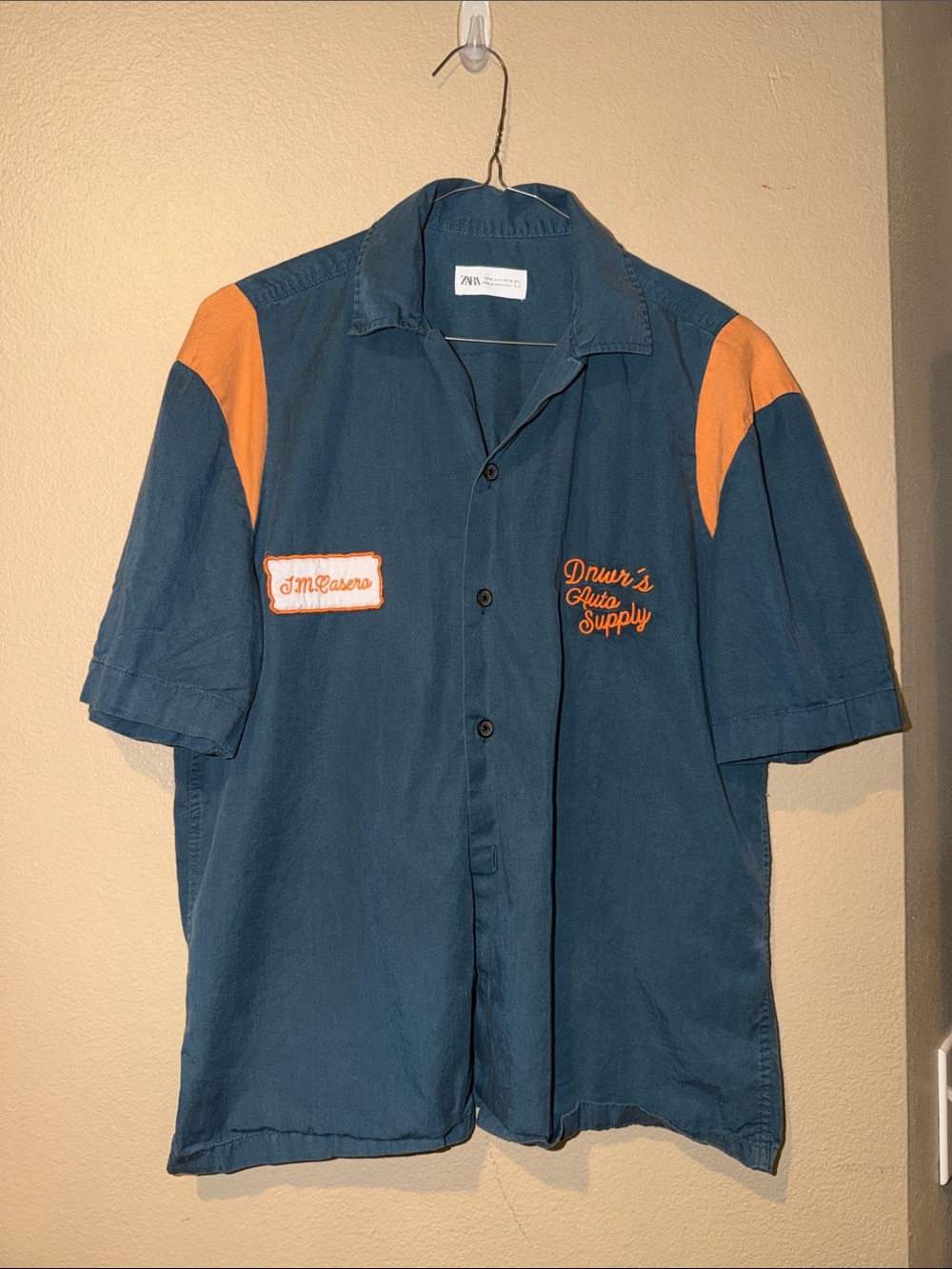 Zara Mechanics S/S Button Down Shirt